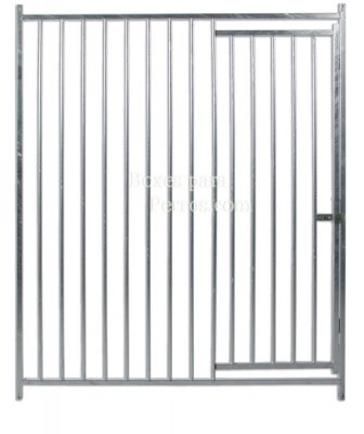 Frente con puerta barras 7 cm. Med. 150 x 185 cm