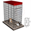 Jaula modular gatos y perros peque�os 0,89 m2